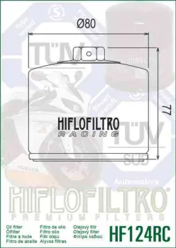 Фильтр масляный Hiflo Filtro HF124RC (32240)