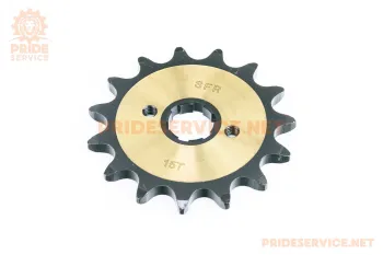 Loncin LX200GY-3 - Зірка передня CG/CB-520H-15T (шліц 4мм) гартована SFR (46485)