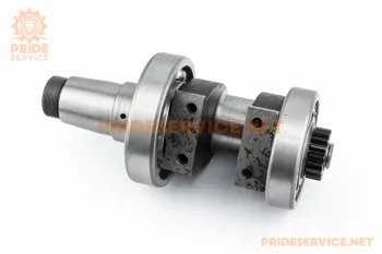 ZH1125 - Колінвал + підшипники + шестерня (Dшийки-70mm) запресований TATA (68838)