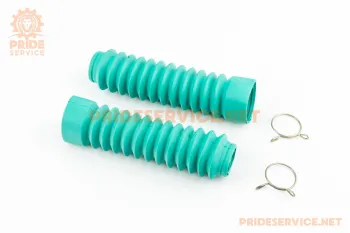 Гофри передніх амортизаторів d=30/45mm; L=190mm к-кт 2шт (зелені) Китай (70932)