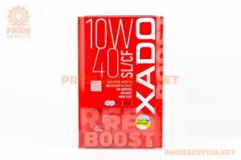Олива напівсинтетична універсальна XADO Atomic Oil 10W-40 SL/CF RED BOOST (4L) (75570)