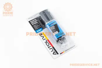 Клей двухкомпонентный для металлических деталей Autolive Epoxy Steel (30g) (75683)