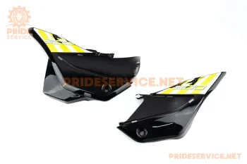 X-Road Light 200-250 - Пластик передній лівий, правий (чорний з жовтим малюнком) Китай (76156)