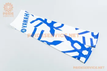 Рукава сонцезахисні S (41-46см), білі з малюнком Yamaha Китай (76828)