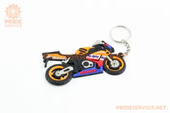 Брелок мото Honda Repsol, гумовий 90х50мм Китай (76853)
