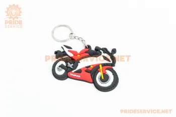Брелок мото YAMAHA R6, гумовий 85х60мм Китай (76855)