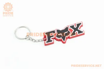 Брелок FOX, резиновый 65х25 (76860)