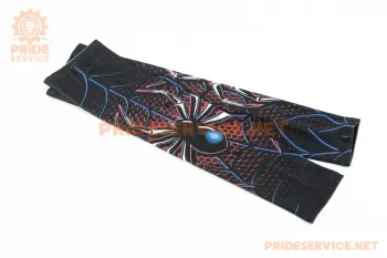 Рукави сонцезахисні (розмір M 46-52см) чорні з малюнком SpiderMan Китай (76908)