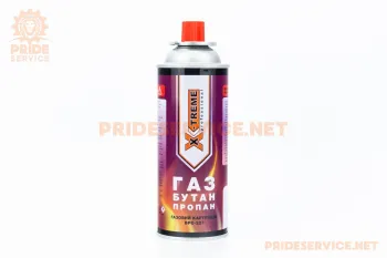 Газовый баллон цанговый для горелок, портативных печей X-TREME изобутан-пропан-бутан 220г Китай (81322)