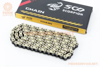 V200N - Ланцюг приводу колеса 428H x 118L GOLD SCORPION (81586)
