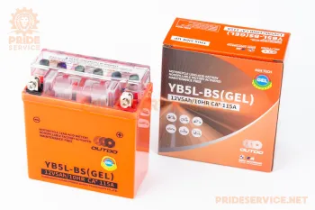 Аккумулятор Outdo YB5L-BS 12V5Ah GEL (L120xW60xH130мм) Active (81871)