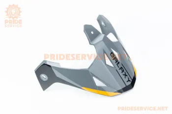 Козырёк шлема кроссового Galaxy GLX-802, чёрно-оранжевый (82345)