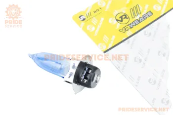 Лампа фари P15D-25-1 12V 50/50W синя свічка VR (83079)