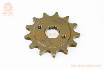 Loncin LX200GY-3 - Зірка передня CG/CB 520H-13T (шліц 4мм) GOLD HDMP (83106)