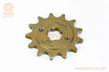 LX250GY-3 - Зірка передня CG/CB 520H-13T (шліц 5мм) GOLD HDMP (83111)