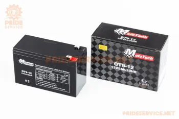 Акумулятор Mototech OT9-12 12V9Ah кислотний (L151xW65xH94мм) (84398)