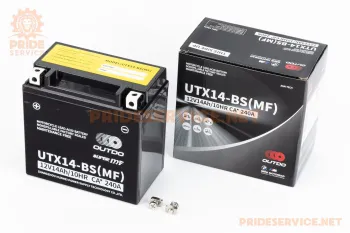 Акумулятор Outdo UTX14-BS(MF) 12V14Аh кислотний (L150xW85xH145мм) (84405)