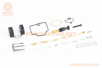 Ремонтный комплект карбюратора PWK-30 200cc, 22 детали + поплавок (86276)