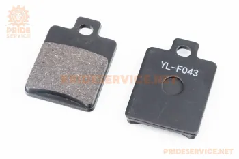 ATV 150-200 - Тормозные колодки дисковые, чёрные YL-F043 (86356)