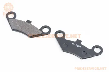 ATV Goon 260 - Тормозные колодки дисковые, чёрные YL-F081 YONGLI (86357)