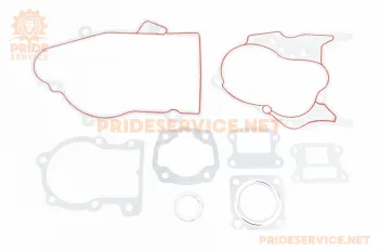 Honda TACT 50 AF16 - Прокладки двигуна 41мм к-кт 7 деталей (червона нитка) (86362)