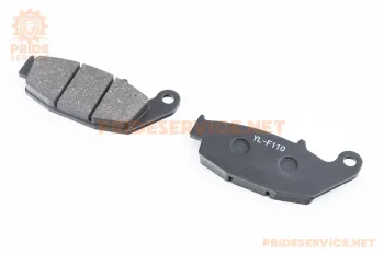 LX300-6 CR6 - Тормозные колодки дисковые, чёрные YL-F110 (86399)