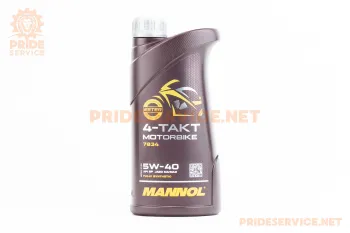Олива напівсинтетична для мототехніки Mannol Motorbike 4T 5W-40 (1L) (86603)