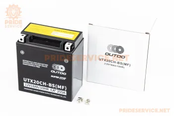 Аккумулятор Outdo UTX20CH-BS (MF) 12V18Аh кислотный (L150xW87xH161мм) (86969)