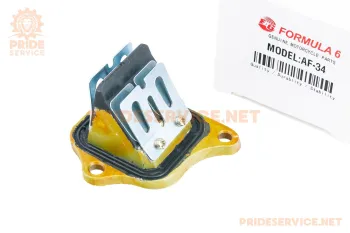 Honda DIO AF34-35 - Клапан лепестковый карбюратора (под 3 болта, корпус металл) (87784)
