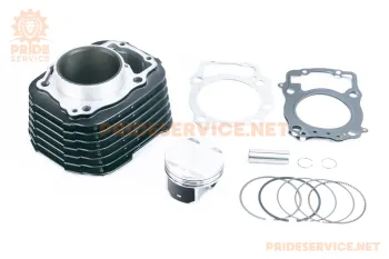 Tekken 250 (ZS171FMM) - Циліндр к-кт (цпг) CB250 71мм (висота 85/107мм, палець 17мм) чорний K moto (87909)
