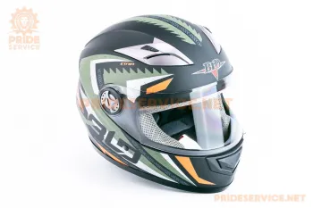 Шолом інтеграл BLD 830 (розмір S) чорно-оливковий GRAPHIC мат (88235)
