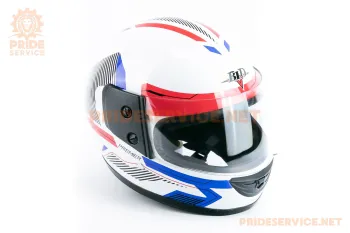 Шолом інтеграл BLD 825B (розмір XS) біло-червоний (88300)