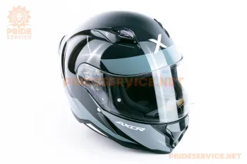 Шлем интеграл Axor Hunter Turbo (размер M) чёрно-серый (88440)