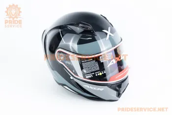 Шлем интеграл Axor Hunter Turbo (размер L) чёрно-серый (88442)