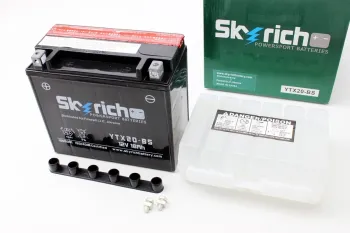 Аккумулятор 18Аh YTX20-BS (кислотный, сухой) 175/87/155мм Skyrich (17916)
