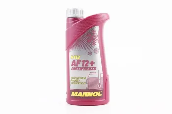 Жидкость охлаждающая (антифриз) Mannol AF12 -38°C, 1л (22503)
