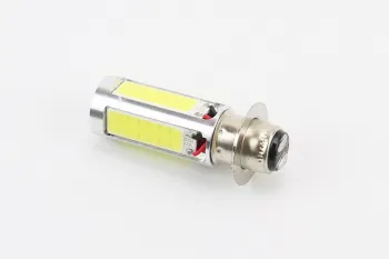 Лампа фары диодная P15D-25-1 - LED-4+1(линза) Китай (22962)