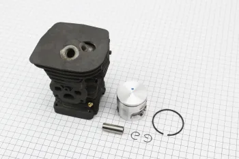 Husqvarna 455 - Циліндр к-кт (цпг) 47мм (палець 12мм) Китай (25866)