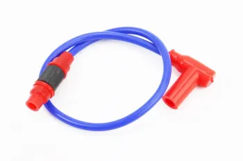 ПРОВОД к катушкам зажигания (синий), 43см + колпачок свечной Китай (26744)