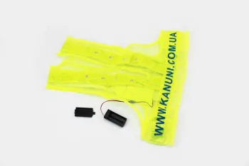 Жилет безпеки світловідбиваючий сітка LED, XL (58 * 56см) Китай (28730)