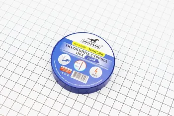 Лента изоляционная синяя (20м*15мм*150мкм) MUSTANG Украина (29292)