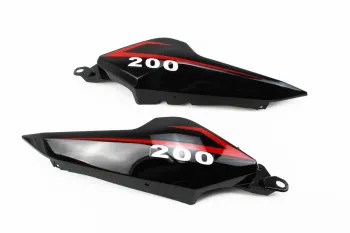 Viper - V200-R2 пластик - бічний задній лівий + правий к-кт, ЧОРНИЙ Китай (32548)
