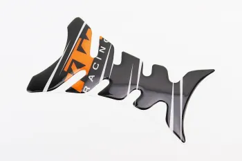 Наклейка захисна на паливний бак KTM (чорний) Китай (34854)