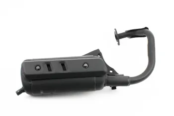 Глушник Honda DIO AF18/AF24 (накладка чорна) Mototech (35326)