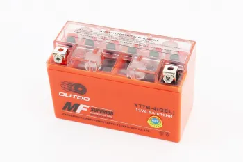 Аккумулятор 7(6,5)Аh YT7В-4 гелевый (L150*W65*H95mm) OUTDO (38688)