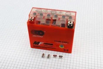 Акумулятор 10Аh YT12B-4 гелевий (L150 * W70 * H130 mm) OUTDO (38689)