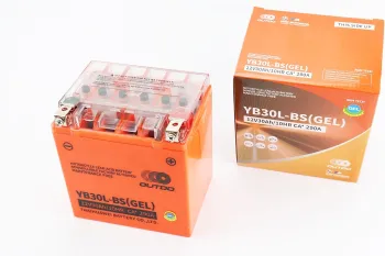 Аккумулятор 30Аh YB30L-BS гелевый (L165*W125*H175mm) OUTDO (38693)