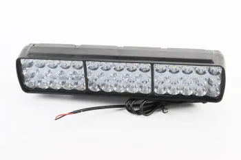 Фара дополнительная светодиодная влагозащитная - 45 LED с креплением, прямоугольная 260x65мм (41269)