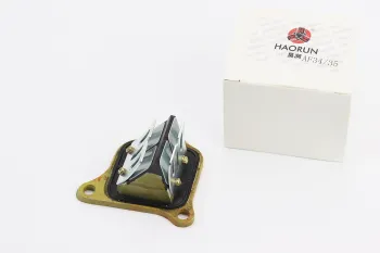 Honda DIO AF-34/35 - Клапан лепестковый карбюратора (под 3 болта, корпус металл) HAORUN (41506)