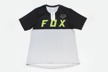 Футболка для чоловіків М, чорно-сіра, короткі рукава FOX (42345)